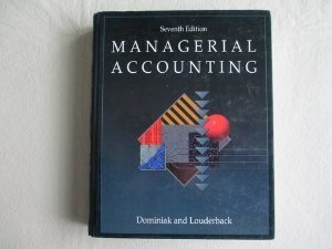 Stock image for Managerial Accounting for sale by Ravin Books