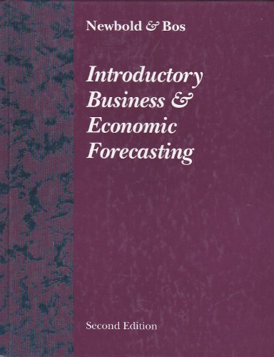 Imagen de archivo de Introductory Business & Economic Forecasting a la venta por Wonder Book