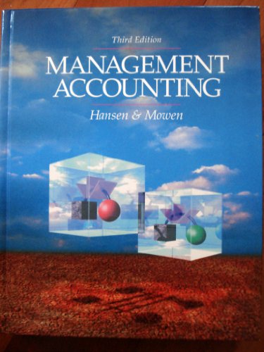 Beispielbild fr Management Accounting zum Verkauf von Better World Books