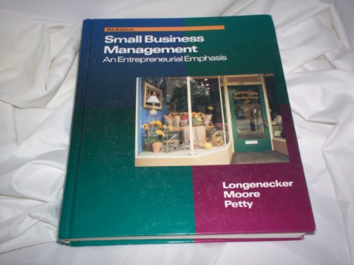 Beispielbild fr Small Business Management: An Entrepreneurial Emphasis zum Verkauf von Wonder Book