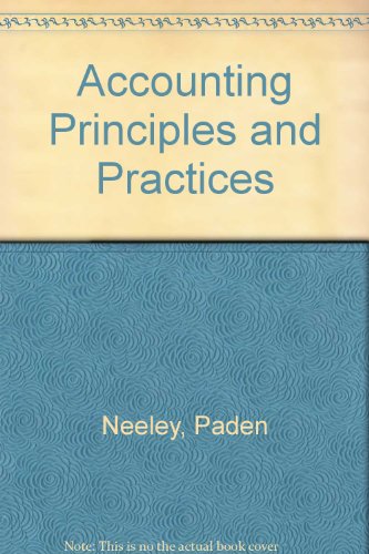 9780538831949: Accounting Principles and Practices: Chapters 1-14