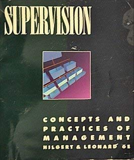 Stock image for Supervision: Concepts and Practices of Management for sale by HPB-Red