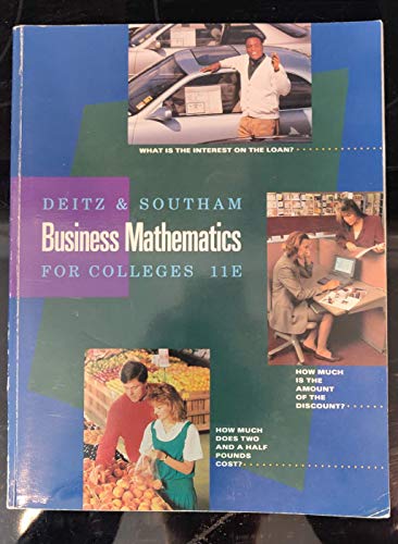 9780538840347: Business Mathematics for Colleges