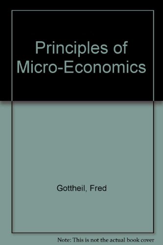 Beispielbild fr Principles of Microeconomics zum Verkauf von SecondSale
