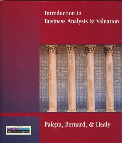 Imagen de archivo de Introduction to Business Analysis and Valuation a la venta por SecondSale