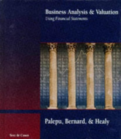 Beispielbild fr Business Analysis and Valuation Using Financial Statements: Text and Cases zum Verkauf von HPB-Red