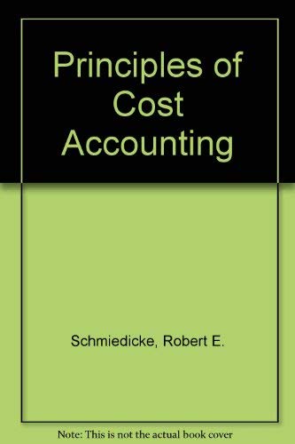 Beispielbild fr Principles of Cost Accounting zum Verkauf von HPB-Red