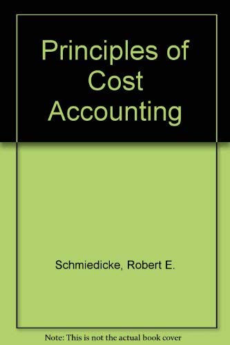 Stock image for Principles of Cost Accounting for sale by HPB-Red