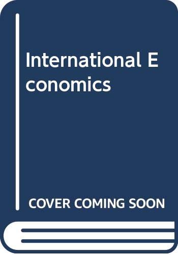 Beispielbild fr International Economics zum Verkauf von medimops