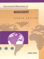 Stock image for International Dimensions of Management for sale by Wonder Book