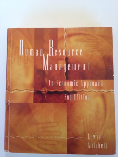 Beispielbild fr Human Resource Management: An Economic Approach zum Verkauf von NEPO UG