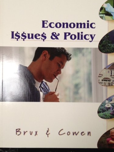 Economic Issues and Policy