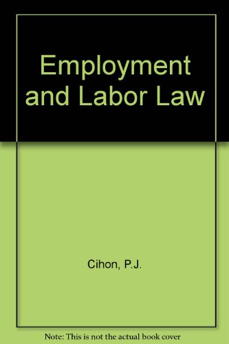 Beispielbild fr Employment and Labor Law zum Verkauf von HPB-Red