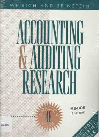 Beispielbild fr Accounting and Auditing Research : A Practical Guide zum Verkauf von Better World Books