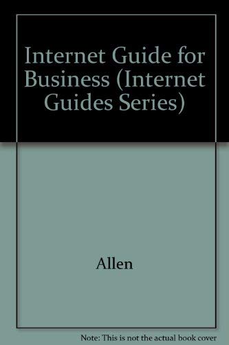 Imagen de archivo de The Internet Guide to Business a la venta por HPB-Red