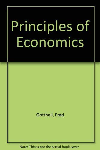 Imagen de archivo de Principles Of Economics ; 9780538868181 ; 053886818X a la venta por APlus Textbooks