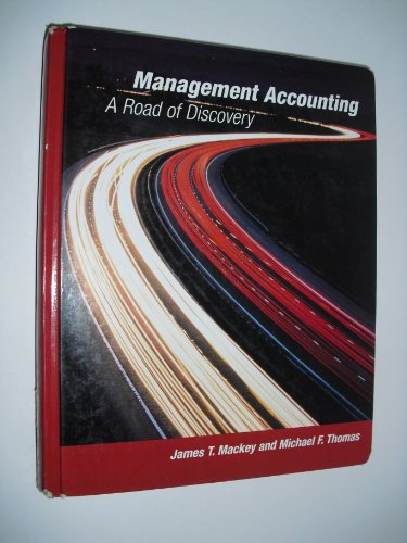 Stock image for Management Accounting: A Road of Discovery for sale by HPB-Red