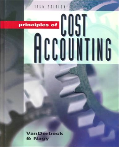 Beispielbild fr Principles of Cost Accounting zum Verkauf von ThriftBooks-Dallas