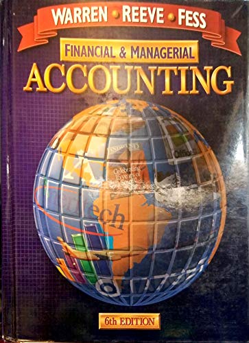 Stock image for Financial and Managerial Accounting for sale by Better World Books