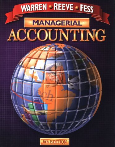 Beispielbild fr Managerial Accounting zum Verkauf von HPB-Red