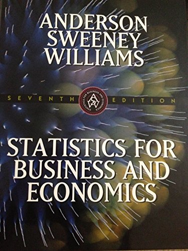 Imagen de archivo de Statistics for Business and Economics a la venta por More Than Words
