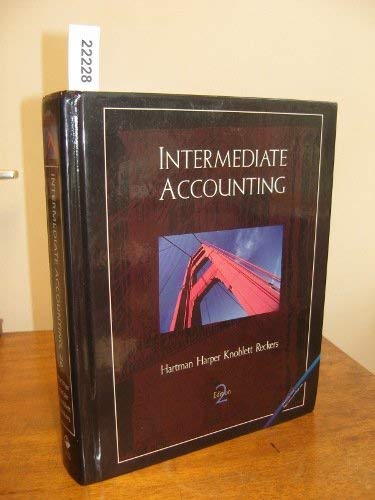 Intermediate Accounting (9780538877251) by Hartman, Bart; Harper, Robert; Knoblett, James; Reckers, Philip