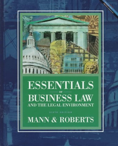 Imagen de archivo de Essentials of Business Law and the Legal Environment a la venta por Better World Books