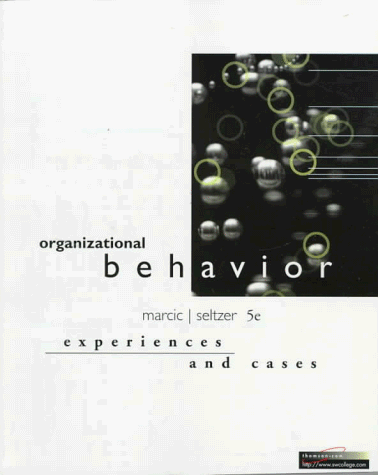 9780538878869: Organizational Behaviour: Experiences and Cases