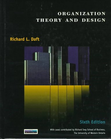 Imagen de archivo de Organizational Theory and Design a la venta por Better World Books