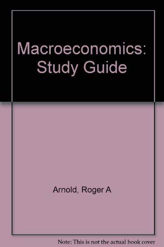 9780538880527: Study Guide Macroeconomics