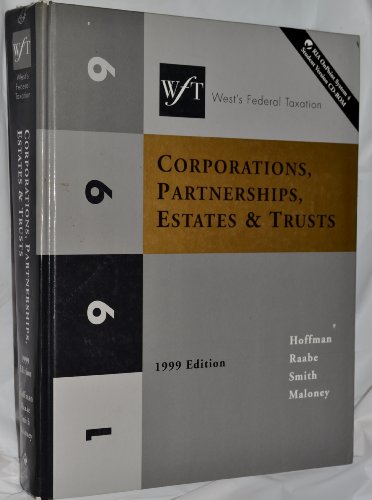 9780538885799: West's Federal Taxation 1998-1999 : Corporations,Partnerships, Estates and Trusts (serial)
