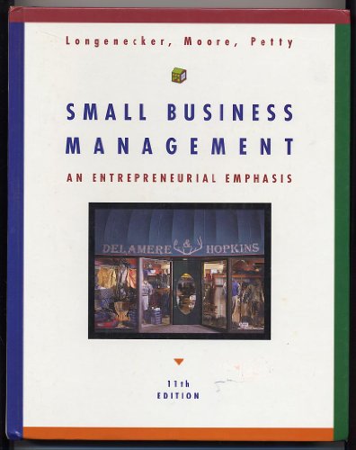 Beispielbild fr Small Business Management: An Entrepreneurial Emphasis zum Verkauf von Ammareal