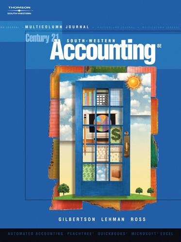 Imagen de archivo de Century 21 Accounting : Multicolumn Journal (with CD-ROM) a la venta por Better World Books