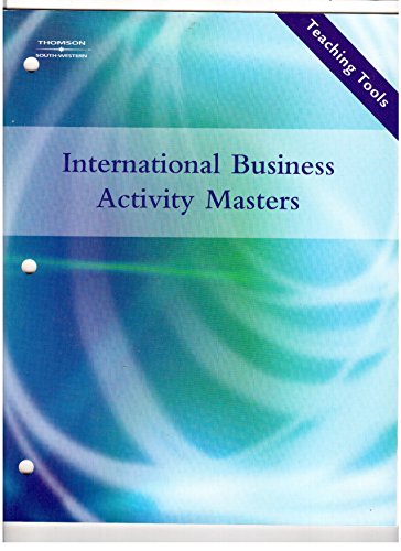 Intl Business Activity Masters (9780538973793) by Thomson
