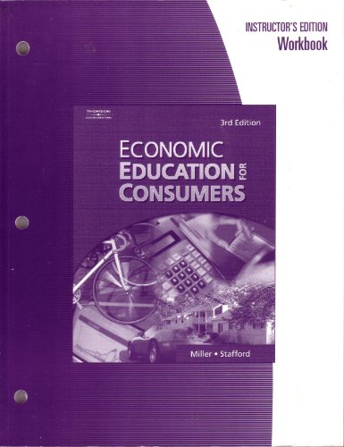 Stock image for Economic Education for Consumers Instructor's Edition Workbook [Paperback] by for sale by Nationwide_Text
