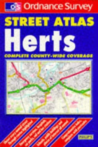 Imagen de archivo de Ordnance Survey Hertfordshire Street Atlas (Ordnance Survey/ Philip's Street Atlases) a la venta por WorldofBooks