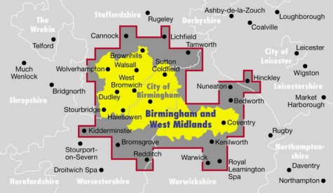 Stock image for Ordnance Survey Birmingham and West Midlands Street Atlas for sale by WorldofBooks