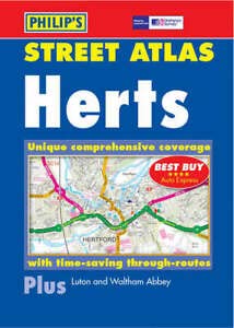 Stock image for Hertfordshire Street Atlas for sale by AwesomeBooks