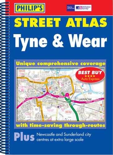Ordnance Survey Tyne and Wear and Northumberland Street Atlas (9780540078073) by Author