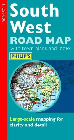 Philip's South West Road Map (Regional Road Maps) (9780540079063) by Philips