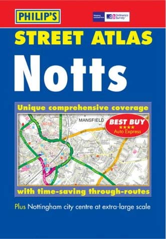 Stock image for Philip's Street Atlas Nottinghamshire for sale by Bahamut Media