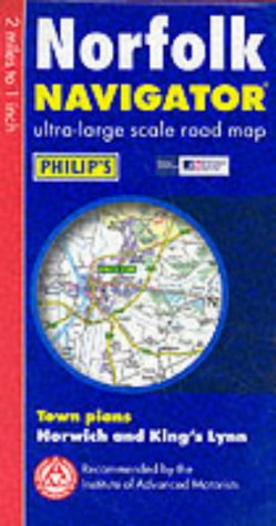 Navigator Road Map Norfolk (Navigator) (9780540081479) by Philips