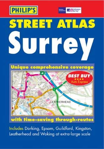 Stock image for Street Atlas Surrey (Pocket Street Atlas) for sale by Brit Books