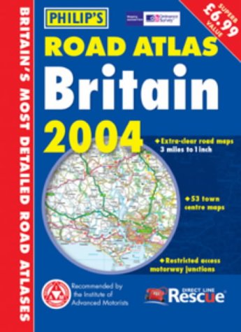 Philip's Road Atlas Britain (Road Atlas) (9780540084241) by Philips