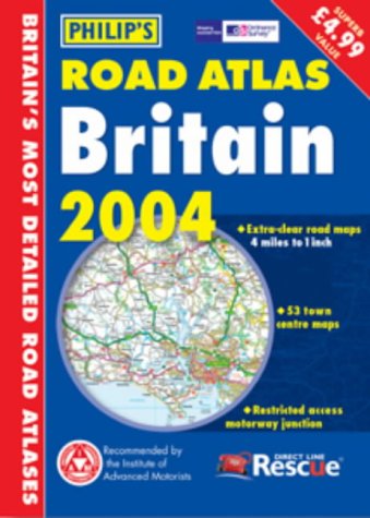 9780540084258: Philip's Road Atlas Britain 2004
