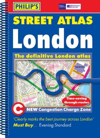 Imagen de archivo de Philip's Street Atlas: London - Standard a la venta por WorldofBooks