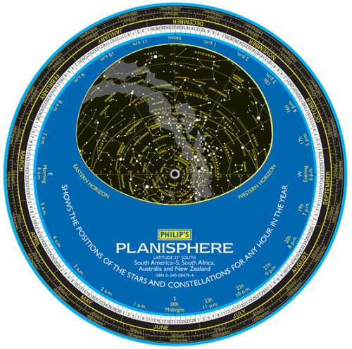 9780540084791: Planisphere Latitude 35 Degrees - Australia, New Zealand, Southern Africa & Southern America : Shows the Position of the Stars and Constellations for