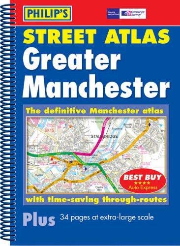 Stock image for Philip's Street Atlas Greater Manchester for sale by WorldofBooks