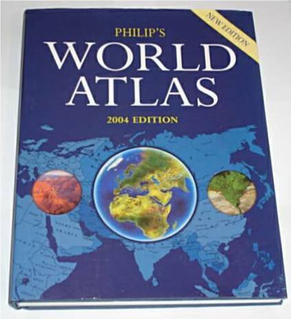 Stock image for Philip's World Atlas: 2004 Edition for sale by WorldofBooks