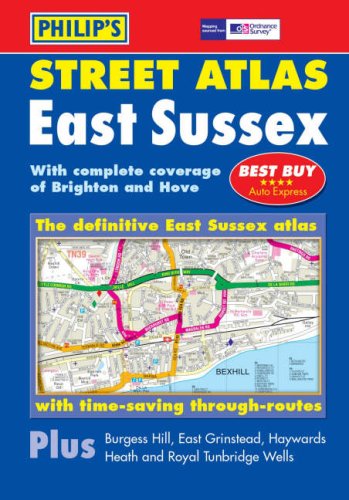 Imagen de archivo de Philip's Street Atlas East Sussex: Pocket a la venta por WorldofBooks